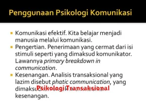 Psikologi Transaksional